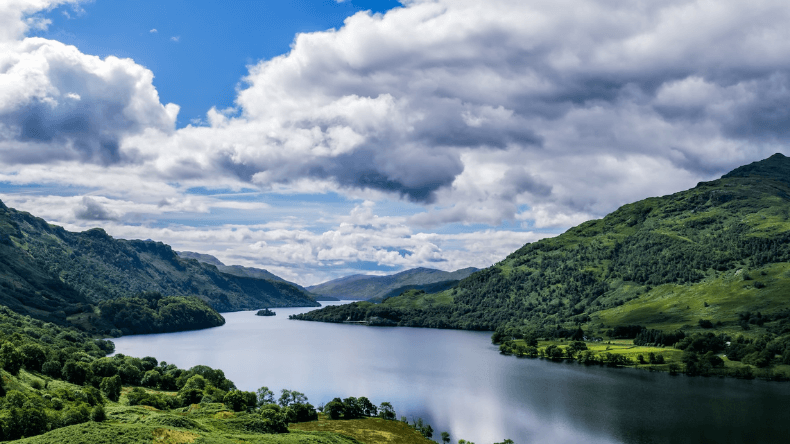 Scenic drive through Loch Lomond and the Trossachs National Park Scenic drive through Loch Lomond and the Trossachs National Park