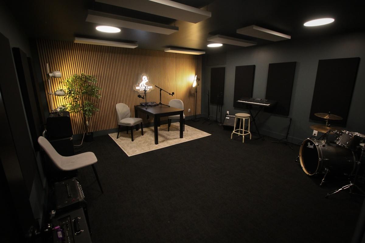Book Your Session Today Bring Your Ideas to Life A fully equipped rehearsal and podcast studio designed for creators, musicians, and teams to bring their ideas to life. Whether you're rehearsing, recording, or producing content, the space offers a professional, flexible environment built for creativity and collaboration. Book Your Session Today Bring Your Ideas to Life A fully equipped rehearsal and podcast studio designed for creators, musicians, and teams to bring their ideas to life. Whether you're rehearsing, recording, or producing content, the space offers a professional, flexible environment built for creativity and collaboration.