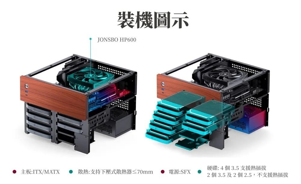 Jonsbo 喬思伯【 N4 】 M-ATX 機殼