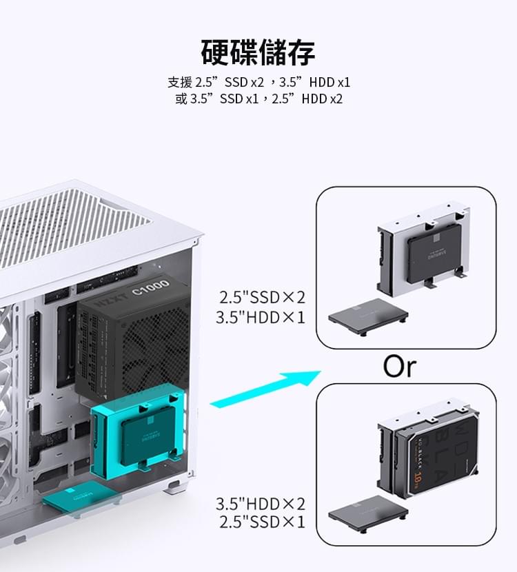 Jonsbo 喬思伯 【 TK-3 】 黑 ATX 機殼