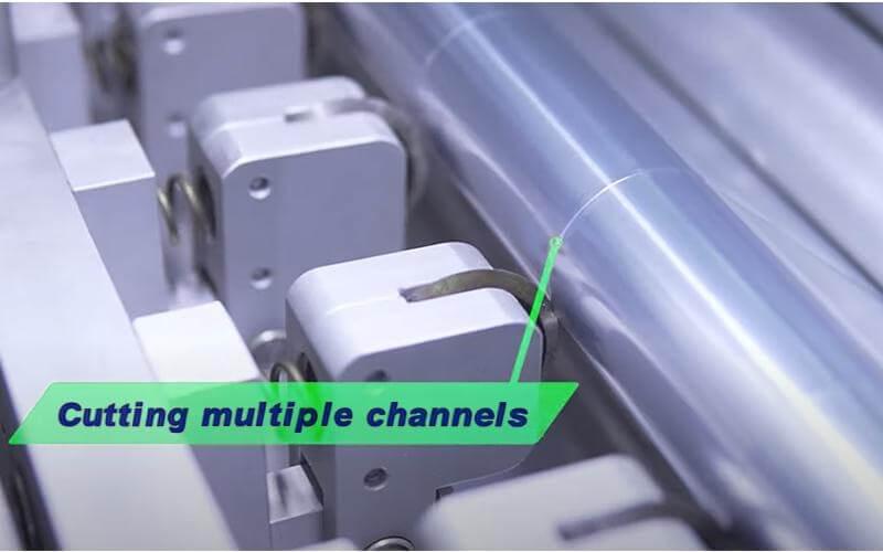 film Cutting multiple channels film Cutting multiple channels