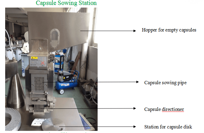 Semi-Automatic Capsule Filling Machine Capsule Sowing Station Semi-Automatic Capsule Filling Machine Capsule Sowing Station