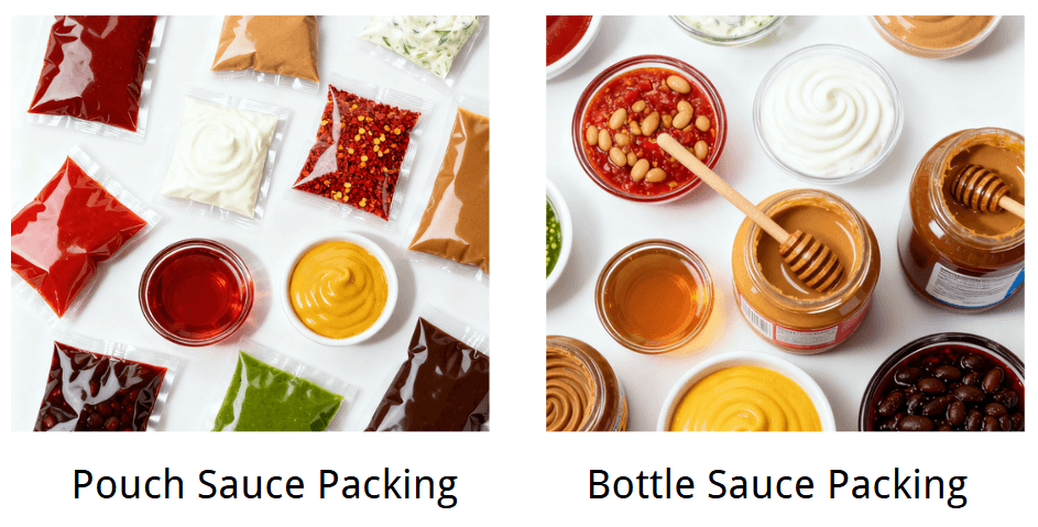 Bottle vs. Pouch Sauce Packing Bottle vs. Pouch Sauce Packing