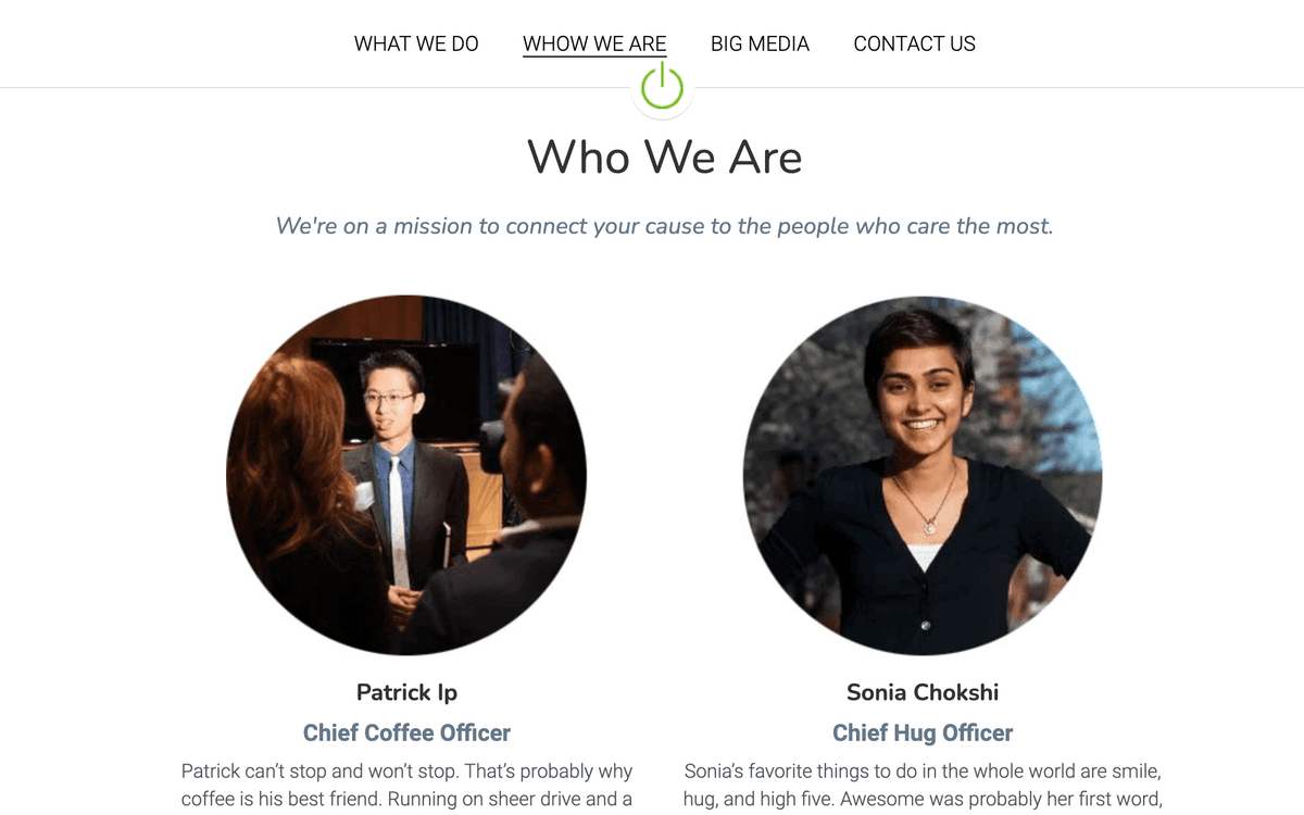 Plantilla limpia de Strikingly Plantilla limpia de Strikingly