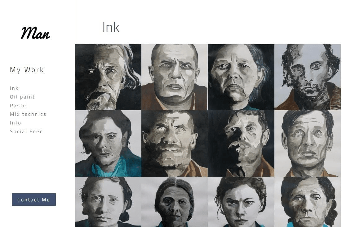 Sitio web de Man Sitio web de Man