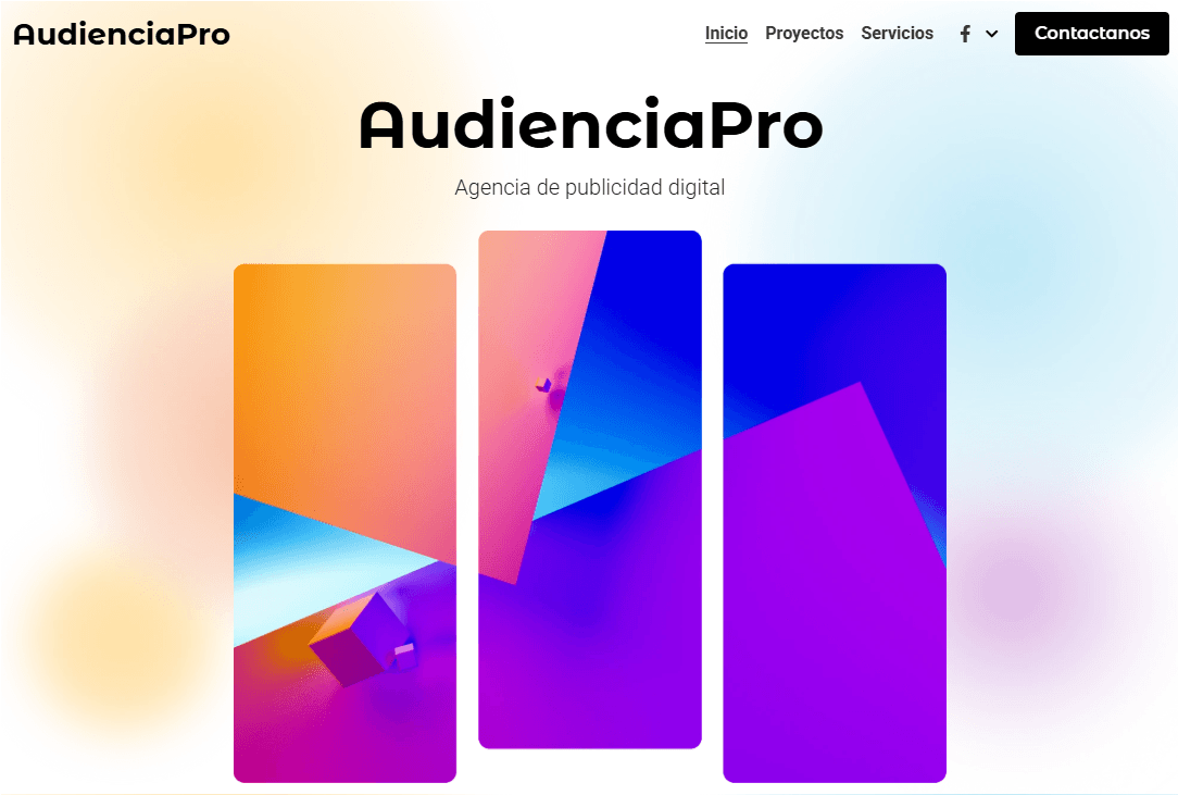 Plantilla AudiencePro de Strikingly Plantilla AudiencePro de Strikingly