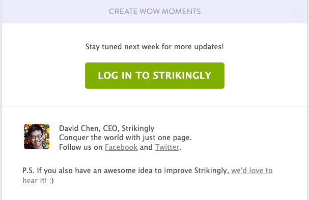 Firma de correo electrónico de CEO sorprendente Firma de correo electrónico de CEO sorprendente