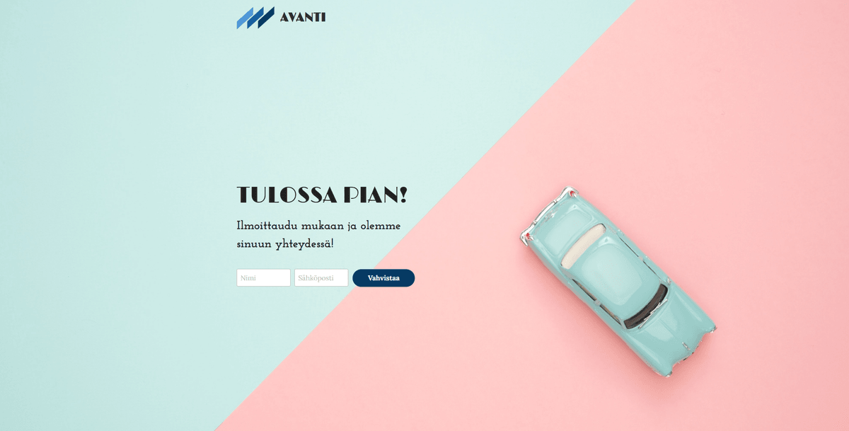 Avanti-malli Strikinglyltä Avanti-malli Strikinglyltä