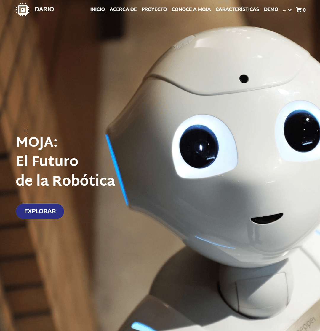 Plantilla de Daryl de Strikingly Plantilla de Daryl de Strikingly