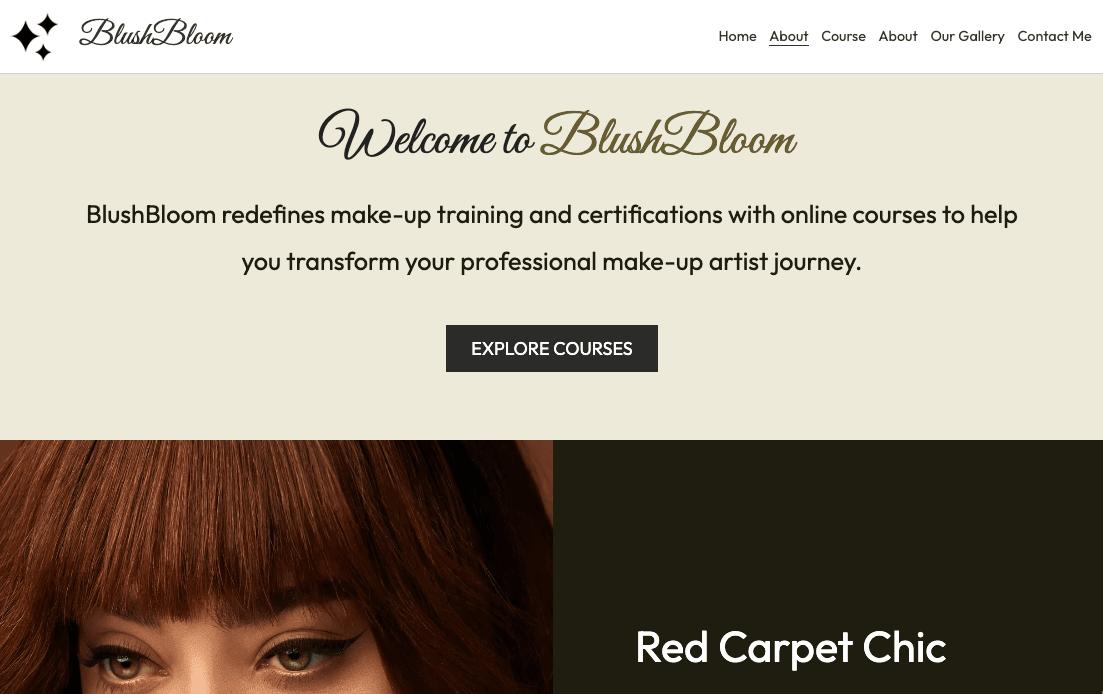 Plantilla BlushBloom Plantilla BlushBloom