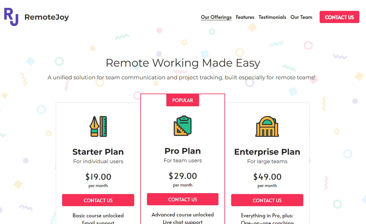 Plantilla RemoteJoy Plantilla RemoteJoy