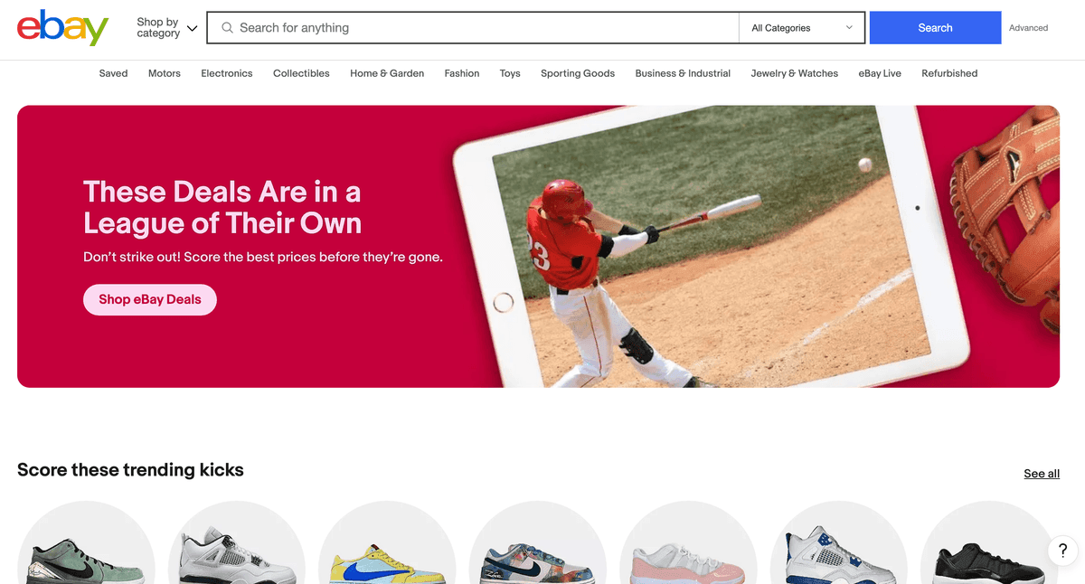 Ebay-Landingpage Ebay-Landingpage