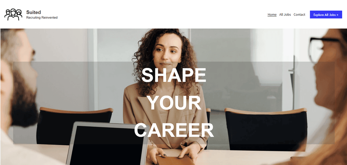 Szablon Agencji HR z Strikingly Szablon Agencji HR z Strikingly