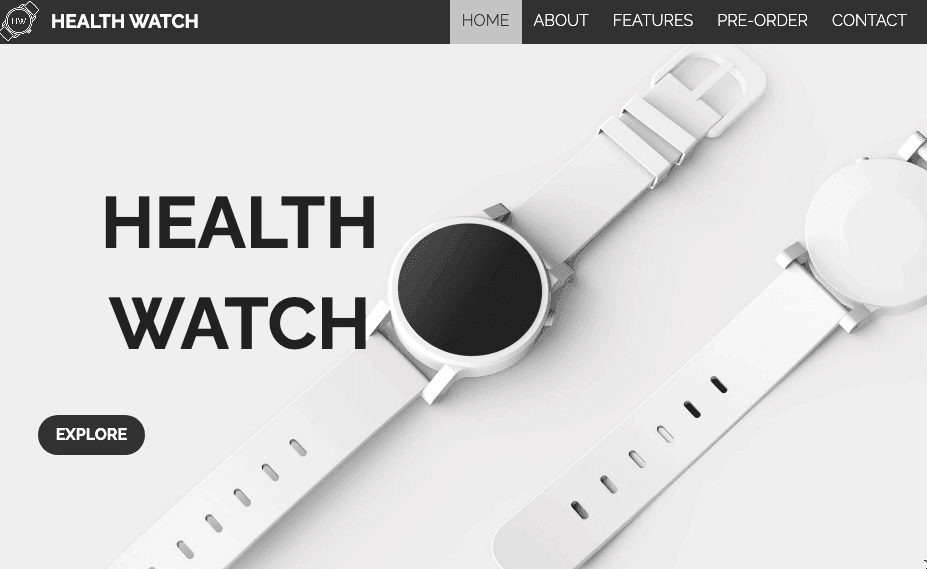 Szablon HealthWatch od Strikingly Szablon HealthWatch od Strikingly