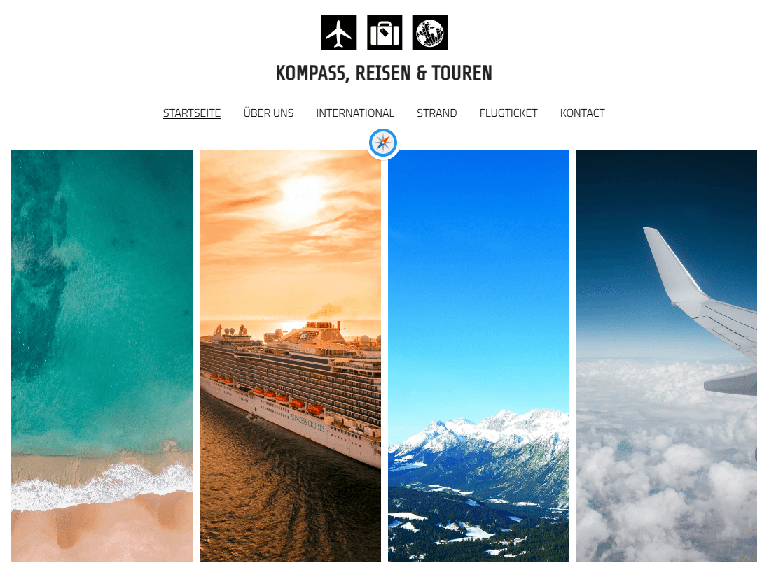 Kompassvorlage von Strikingly Kompassvorlage von Strikingly