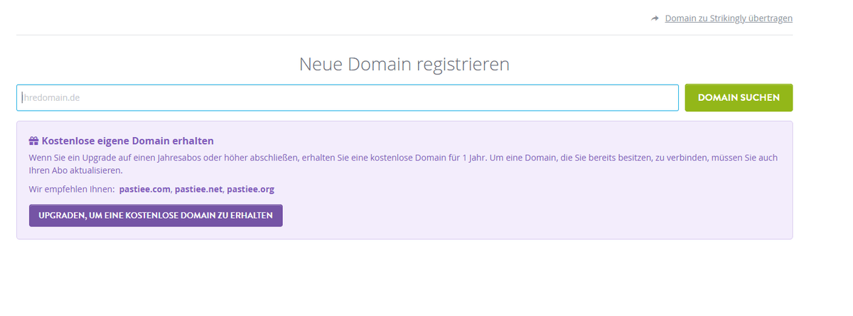 Auffallend Domain-Suchseite Auffallend Domain-Suchseite