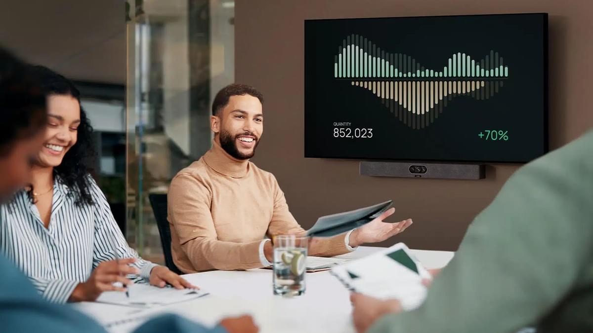 Yealink MeetingBar A25|中小型會議室 All-in-One 視訊會議解決方案 - 恩左科技