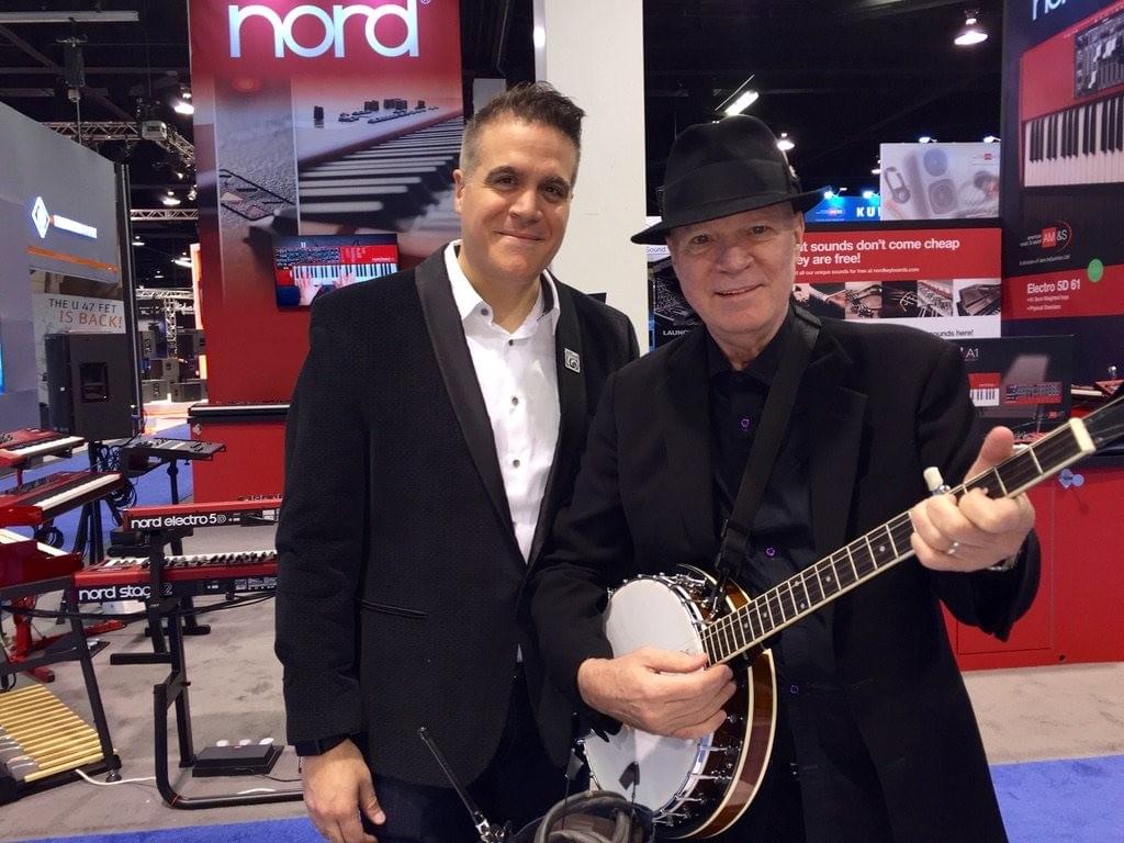 With Hap Kuffner, prepping Alfred’s Teach Yourself Banjo for KTLA