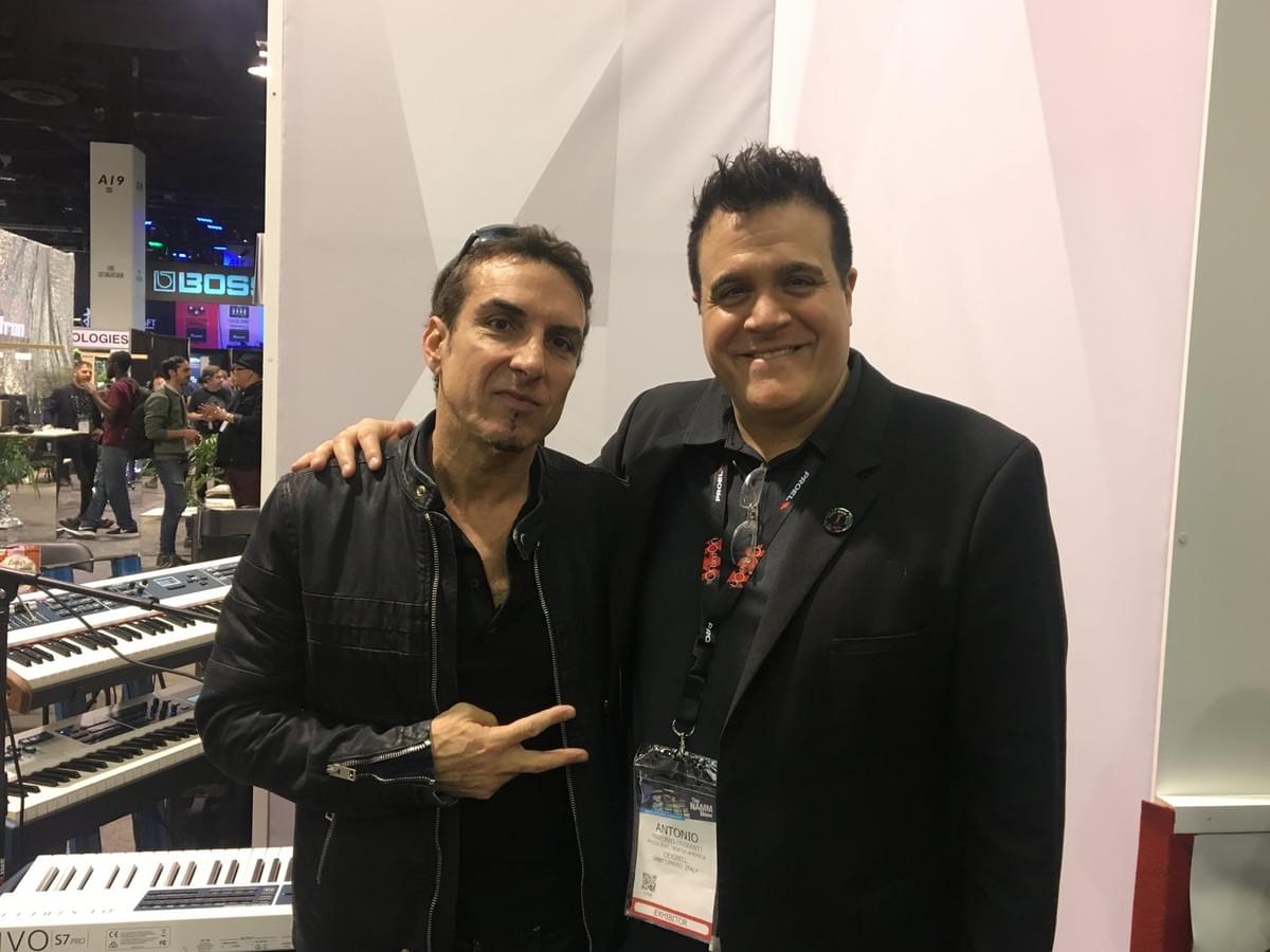 With Derek Sherinian