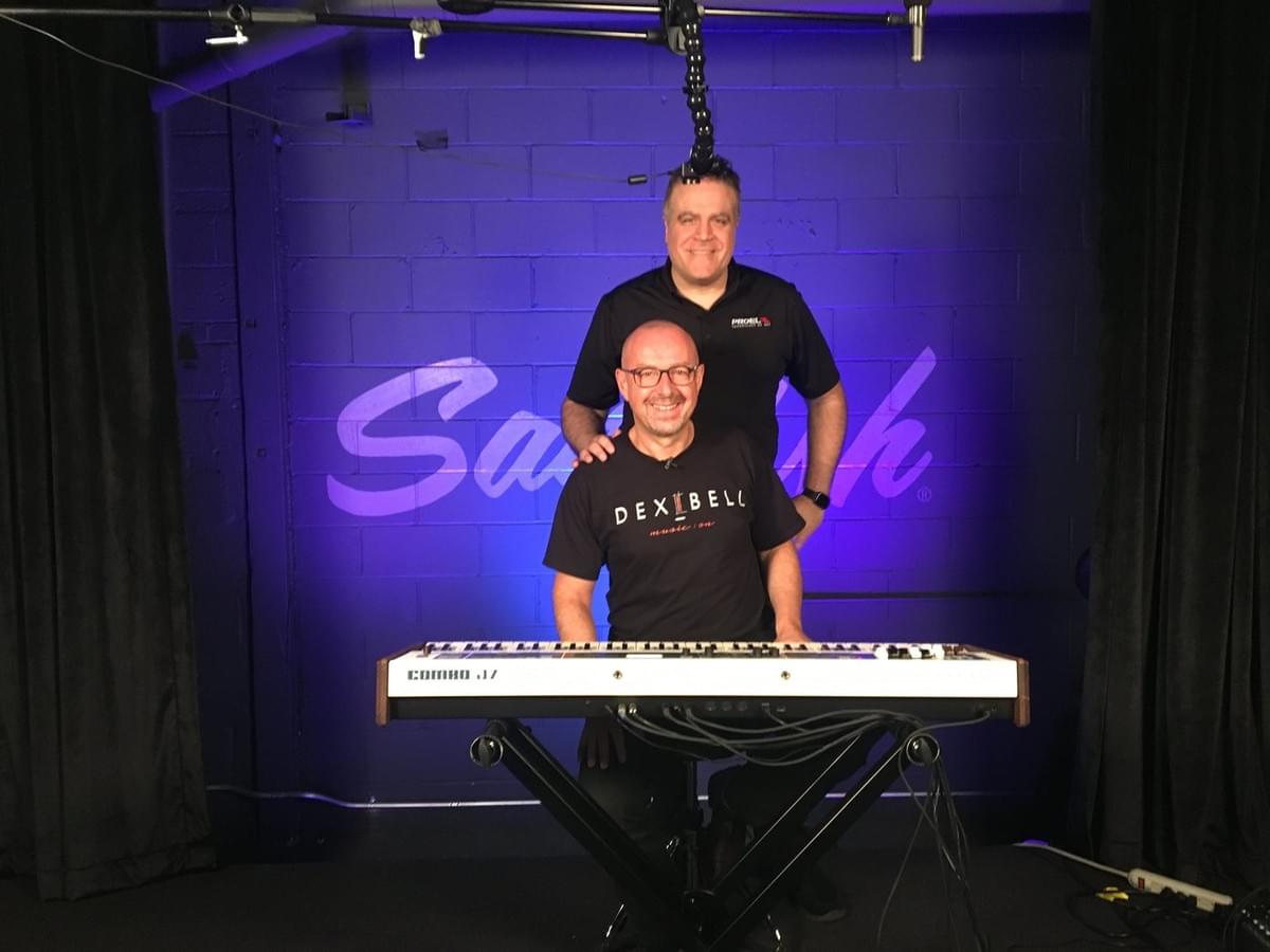 With Ralf Schink of Dexibell