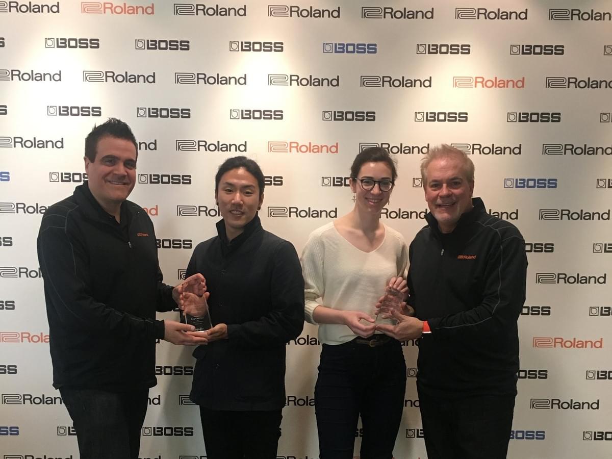 Awards for Roland’s international student piano design competition