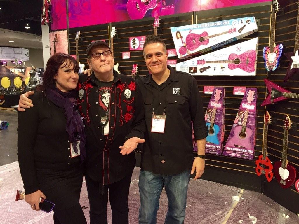With Rick Nielsen and Tish Ciravolo