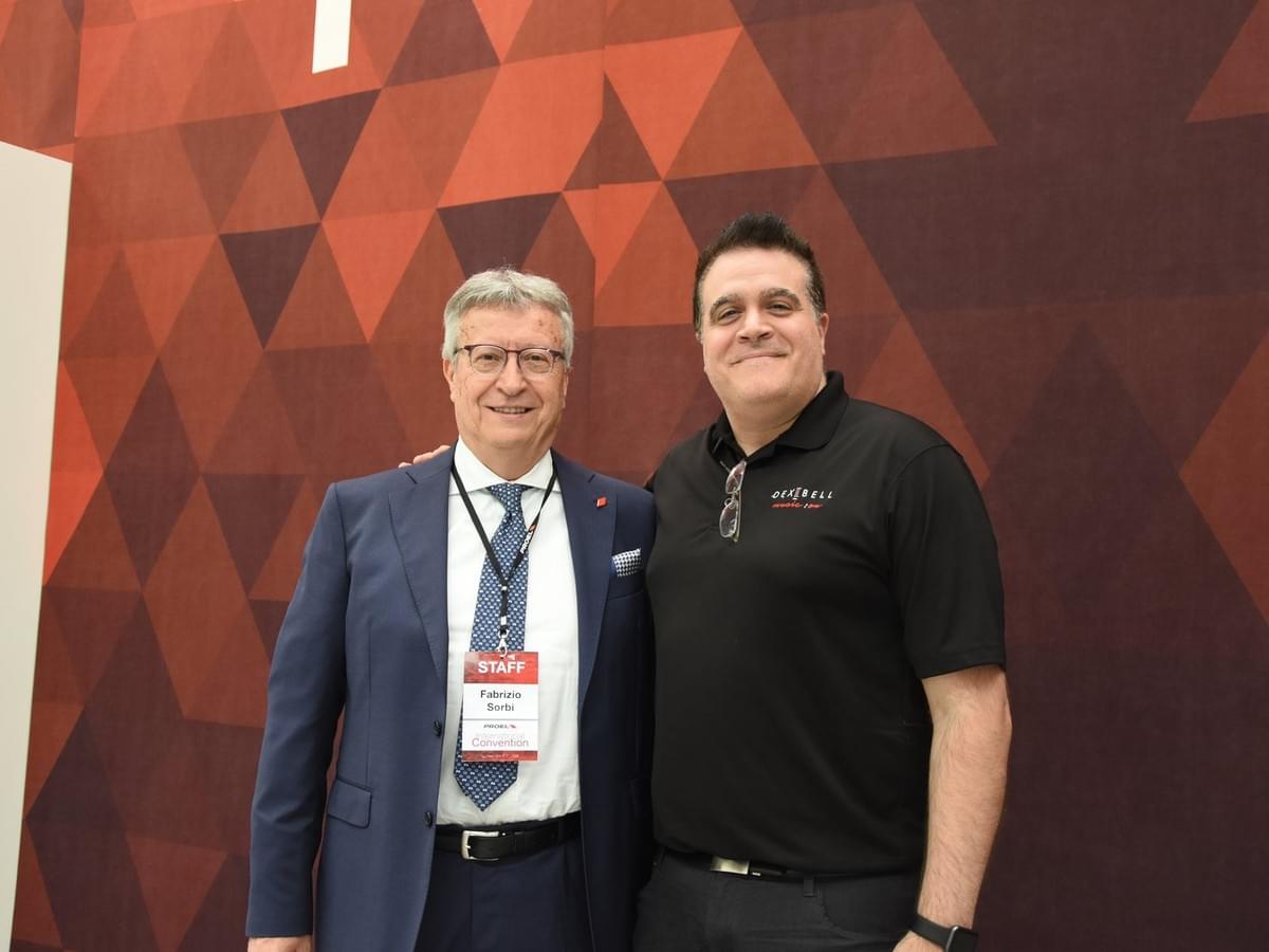 With Proel CEO Fabrizio Sorbi
