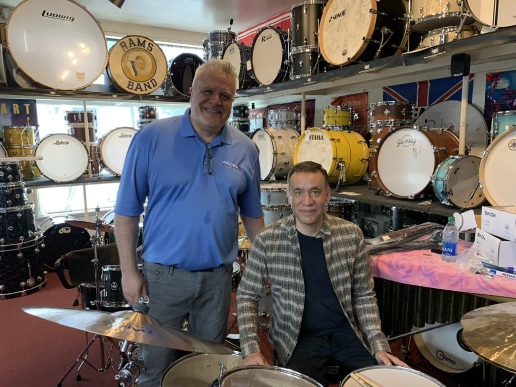 At the drum shop