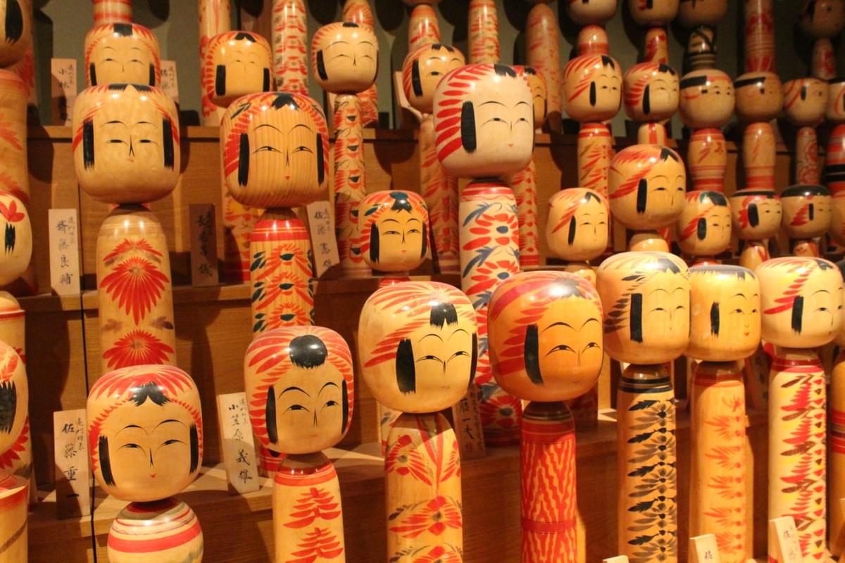Handcrafted Kokeshi Japanese Wooden Doll Festival held yearly in Naruko, Miyagi Prefecture, Tohoku Handcrafted Kokeshi Japanese Wooden Doll Festival held yearly in Naruko, Miyagi Prefecture, Tohoku