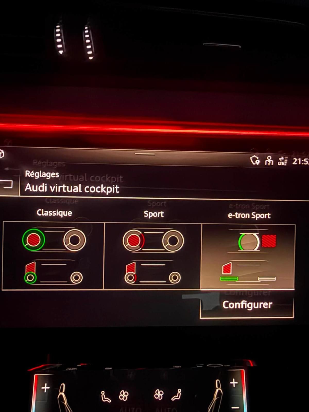 AUDI e-tron S QUATTRO 503 CH – FULL OPTIONS