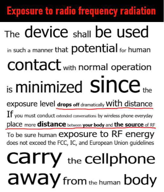 FCC cellphone distance warning FCC cellphone distance warning