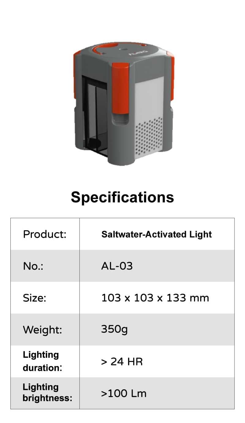 【AL-03】Saltwater Reaction Lamp