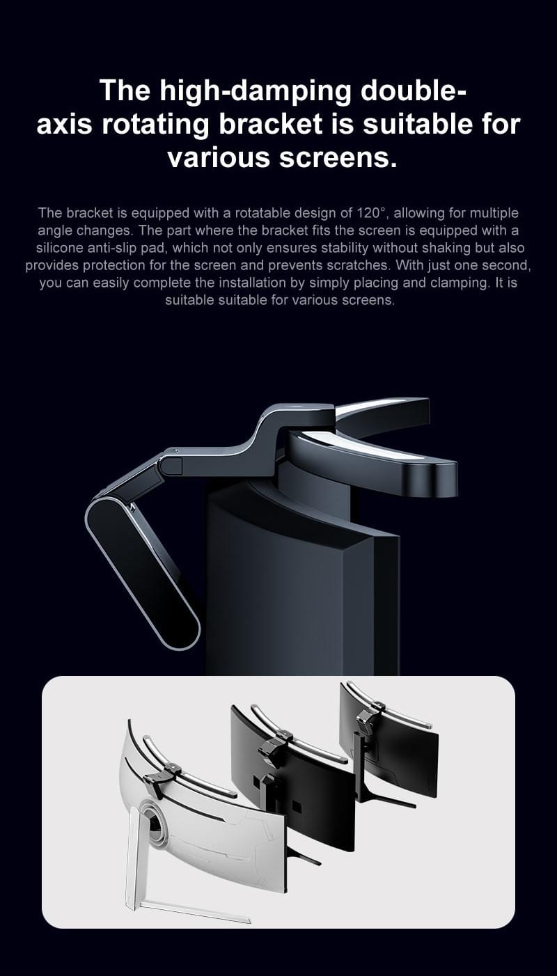 【LED-802Q】 RGB Curved Screen Monitor Lamp