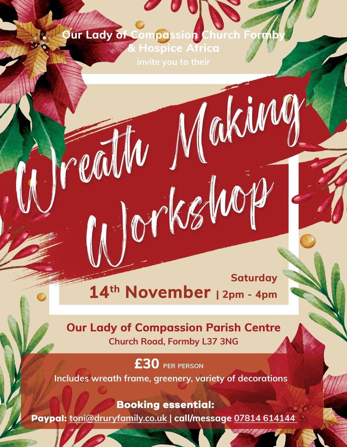 Wreath Making Workshop Formby Wreath Making Workshop Formby