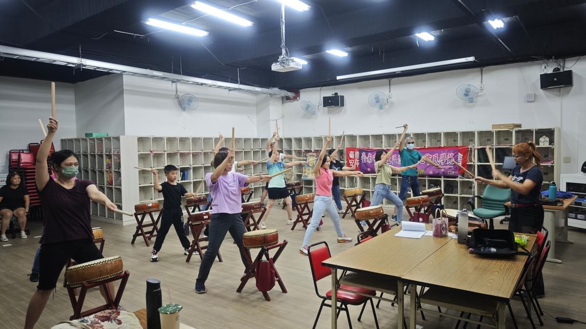 安平區怡平里太鼓班太鼓體驗卷