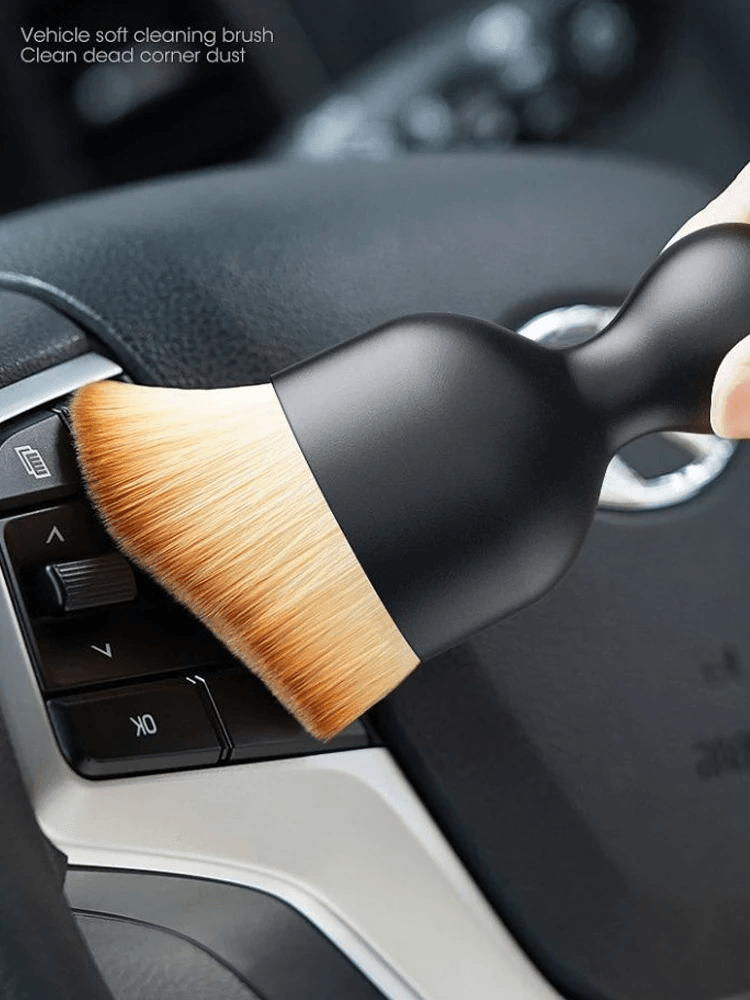 Premium Ultra-Soft Car Interior Detailing Brush – Dusting Tool for Dashboard, Air Vents, and Leather