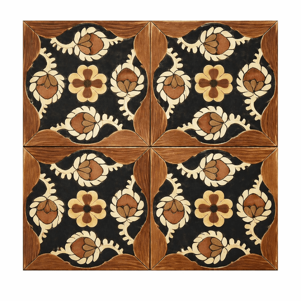 Gilded Grove | Heritage Botanical Art Tile