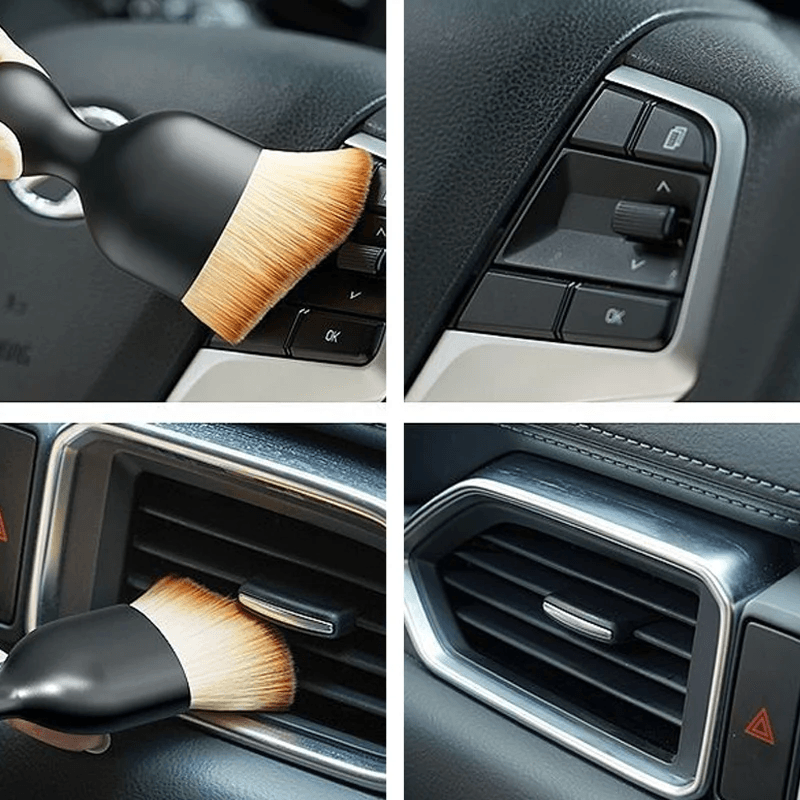Premium Ultra-Soft Car Interior Detailing Brush – Dusting Tool for Dashboard, Air Vents, and Leather