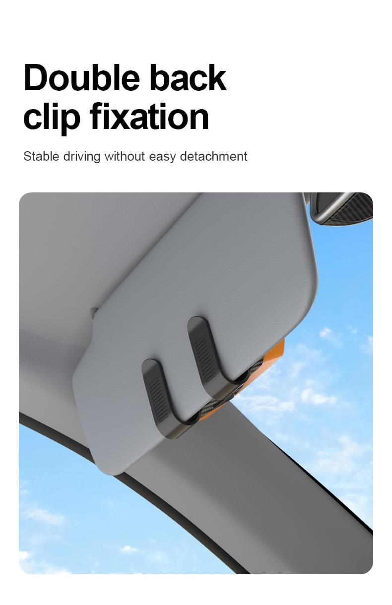 Premium Automotive Sun Visor Glasses Case