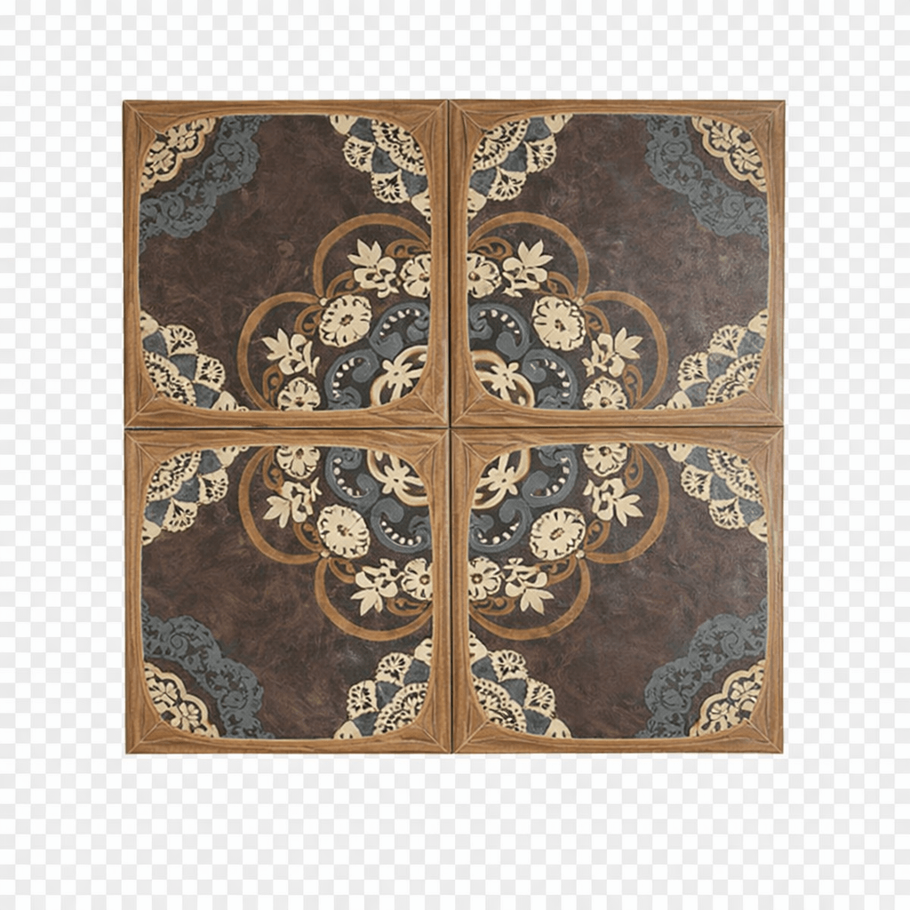 Midnight Filigree | Artisan Framed Lace Tile