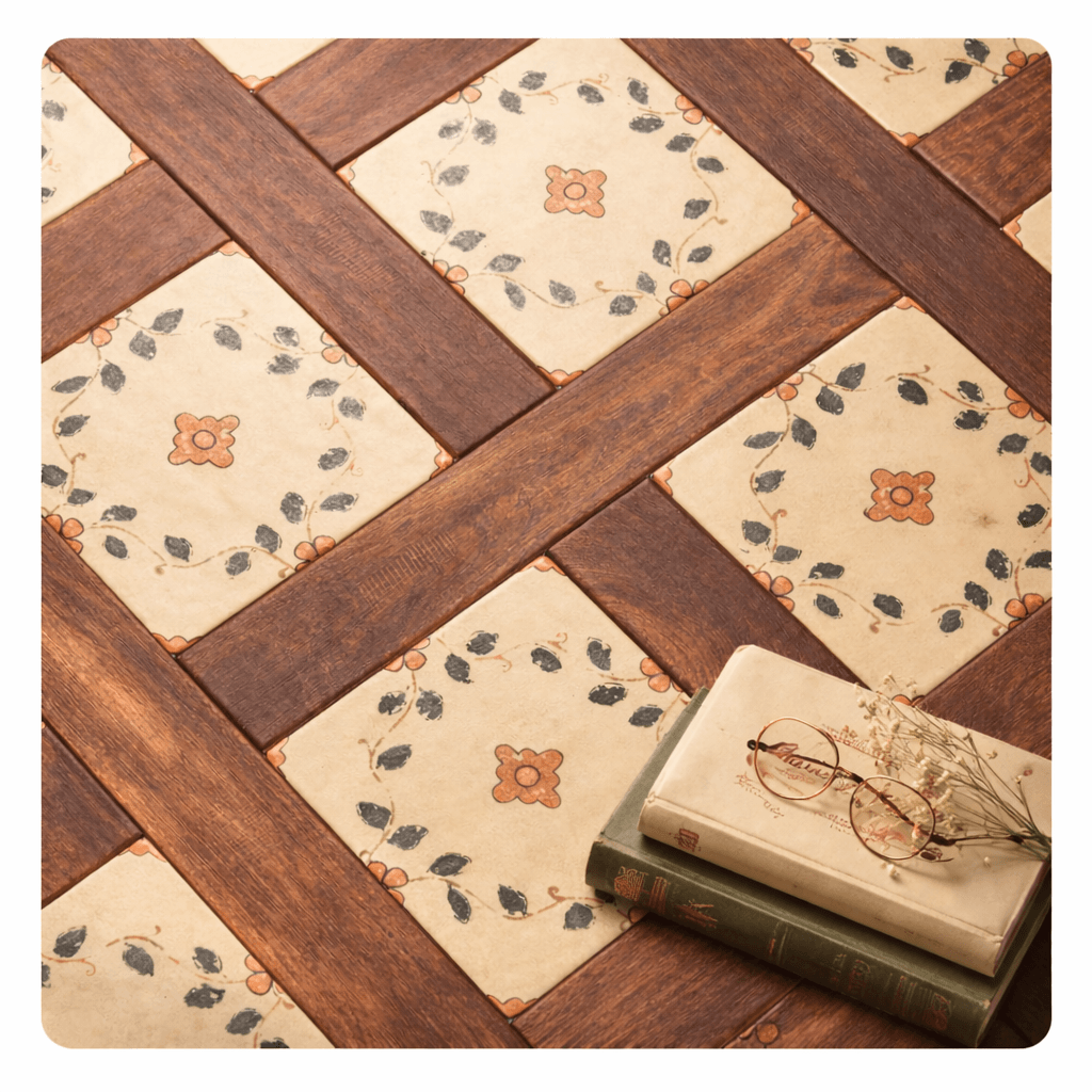 Tuscan Garland | 2M+ Social Views | French Vintage Art Tile