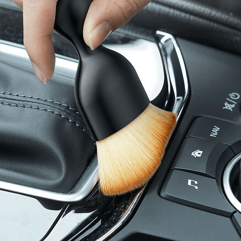 Premium Ultra-Soft Car Interior Detailing Brush – Dusting Tool for Dashboard, Air Vents, and Leather