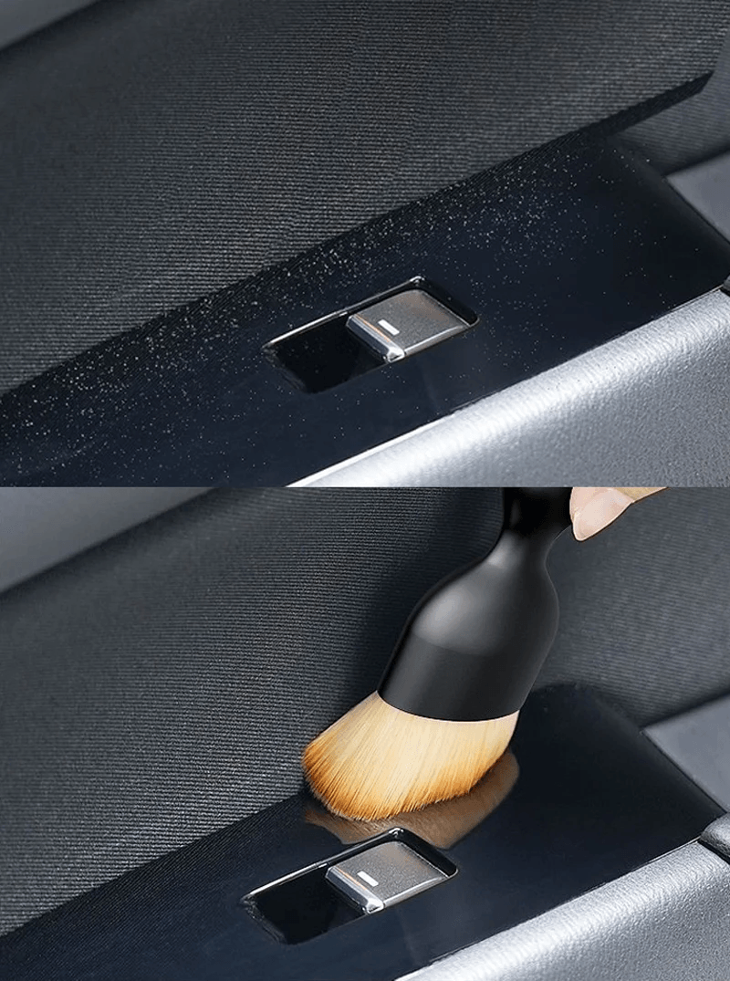 Premium Ultra-Soft Car Interior Detailing Brush – Dusting Tool for Dashboard, Air Vents, and Leather
