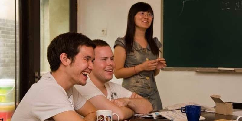 Image showing people in China learning Chinese at Hutong school Image showing people in China learning Chinese at Hutong school