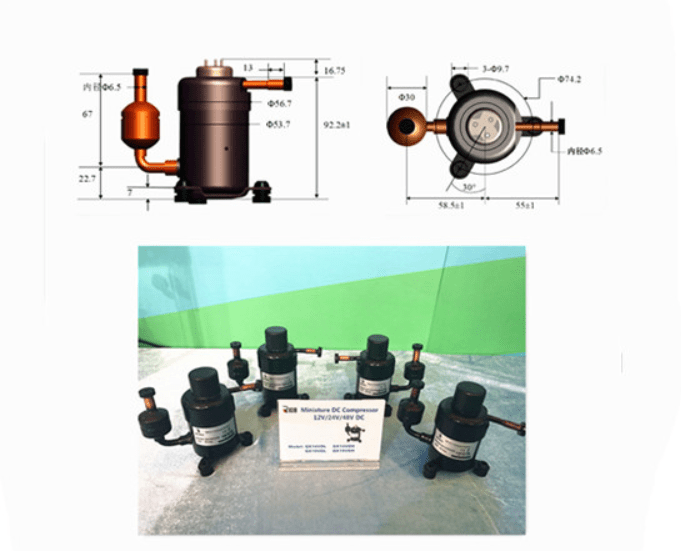 The Most Powerful Miniature DC Rotary Refrigeration Compressors The Most Powerful Miniature DC Rotary Refrigeration Compressors