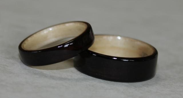 Blackwood Rings with Willow Liners Blackwood Rings with Willow Liners