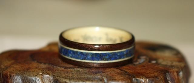 Jason for Elissa ~ Walnut, Juniper and Lapis Jason for Elissa ~ Walnut, Juniper and Lapis