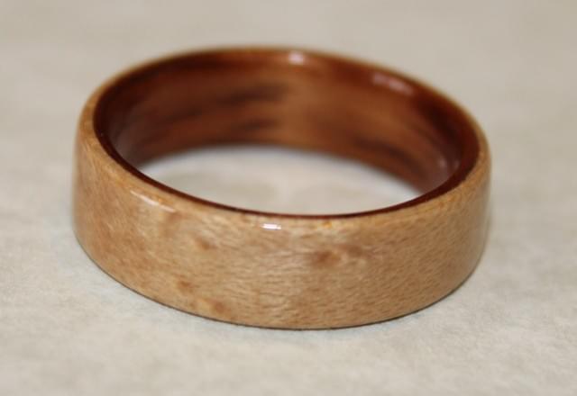 Birds Eye Maple with Koa liner Birds Eye Maple with Koa liner