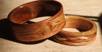 Oak and Juniper heartwood rings Oak and Juniper heartwood rings