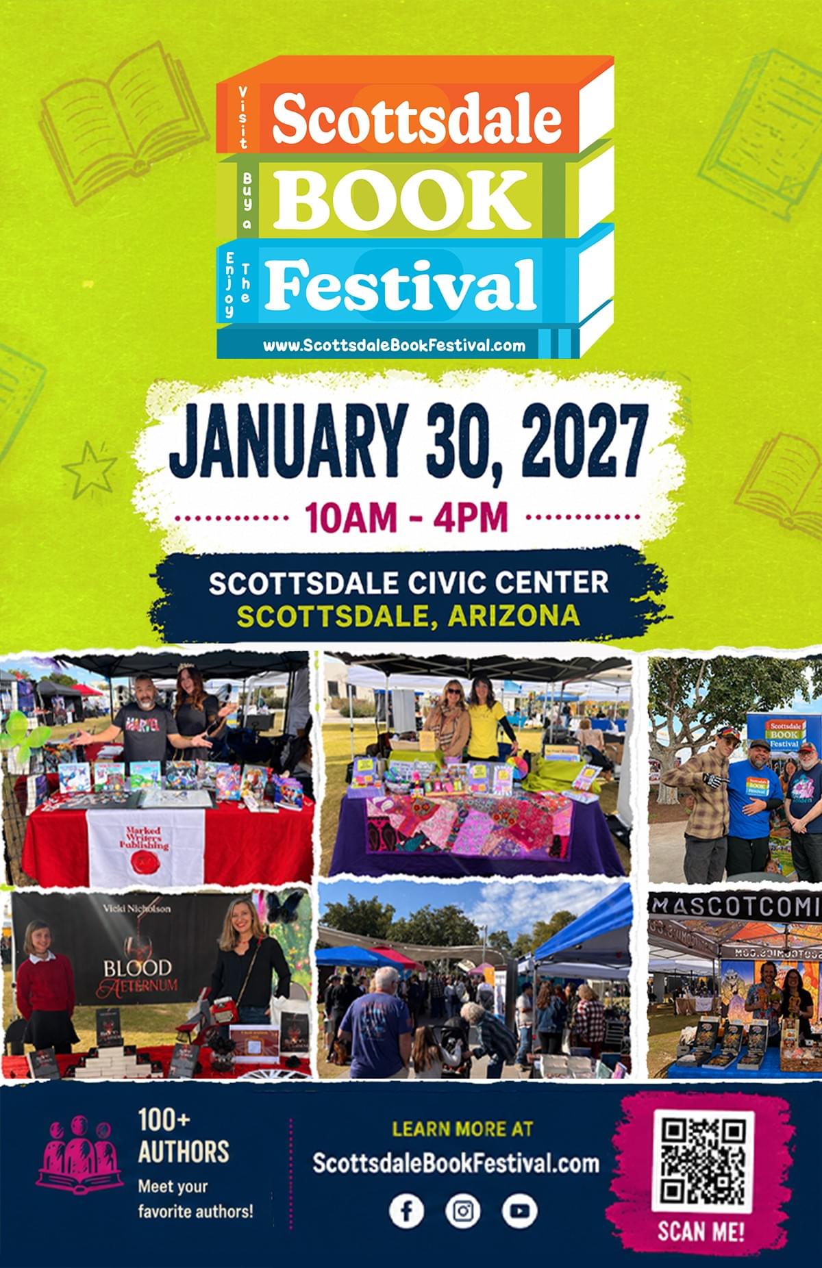 Scottsdale Book Festival 2027 Poster Scottsdale Book Festival 2027 Poster